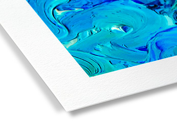 Acryl Malerei Blau-türkistöne