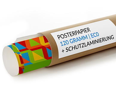 Posterpapier 120g - Eco - laminiert